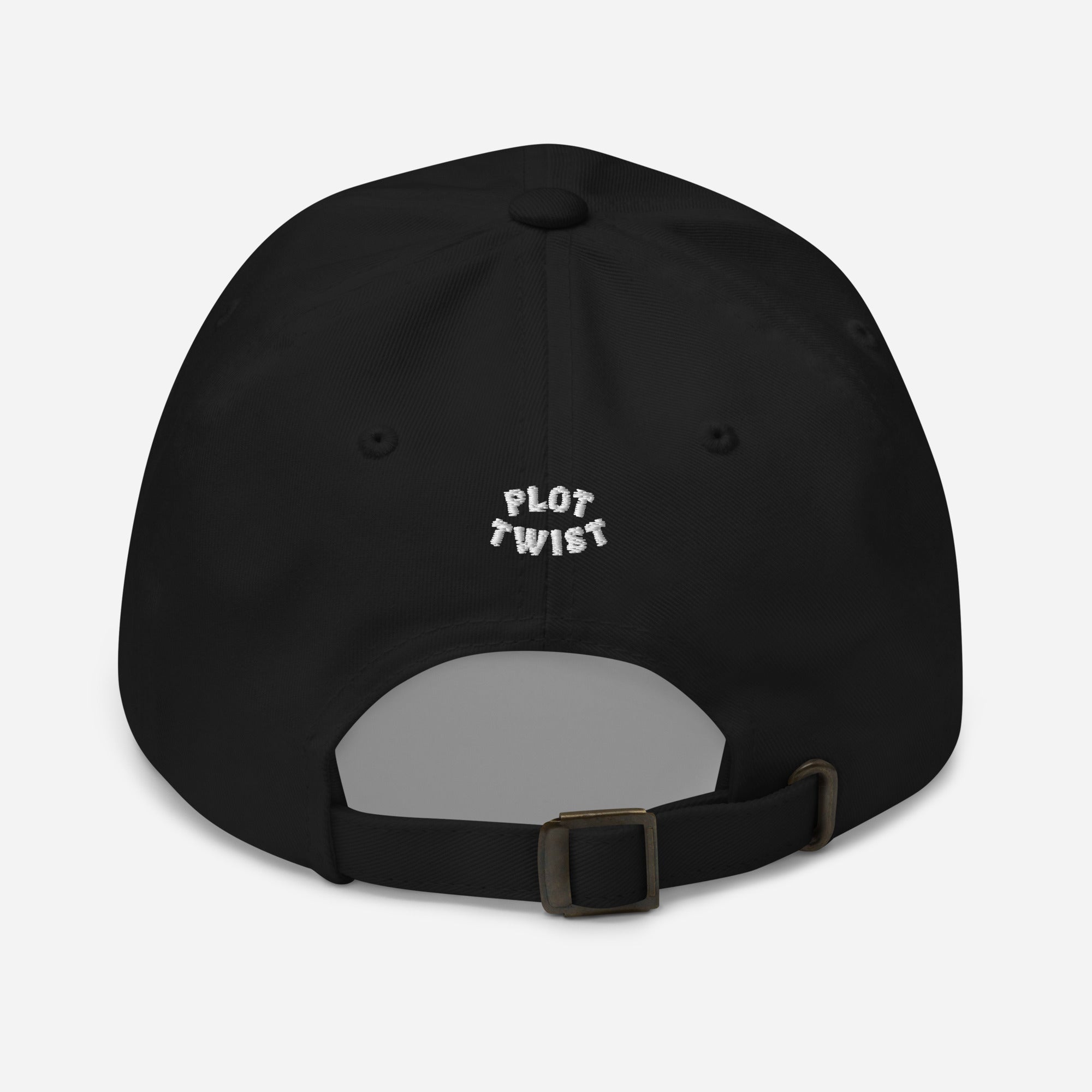 Black dad hat | back view Plot Twist