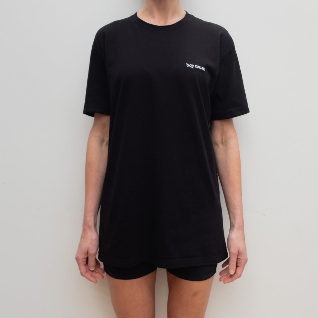 "boy mum" T-shirt