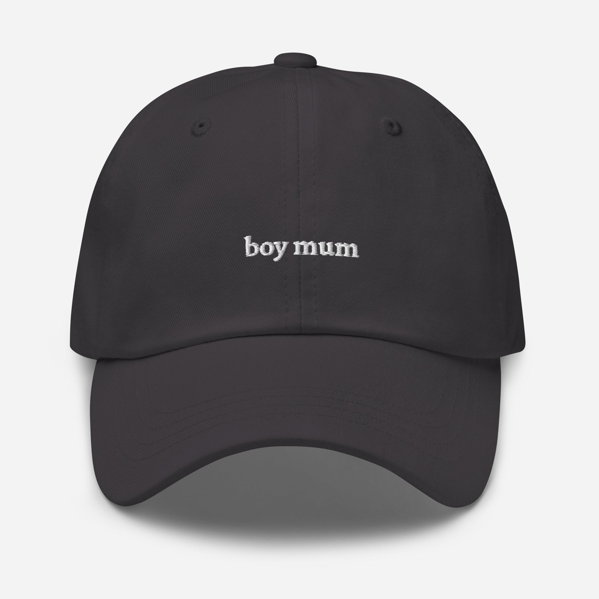 Navy boy mum hat Plot Twist