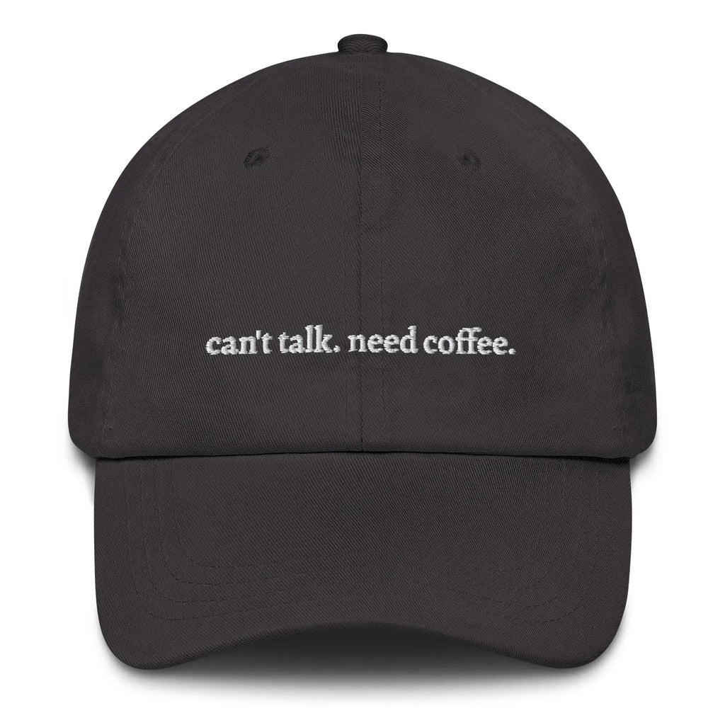 "can't talk need coffee" Dad Hat - Plot Twist - 6247313_7854