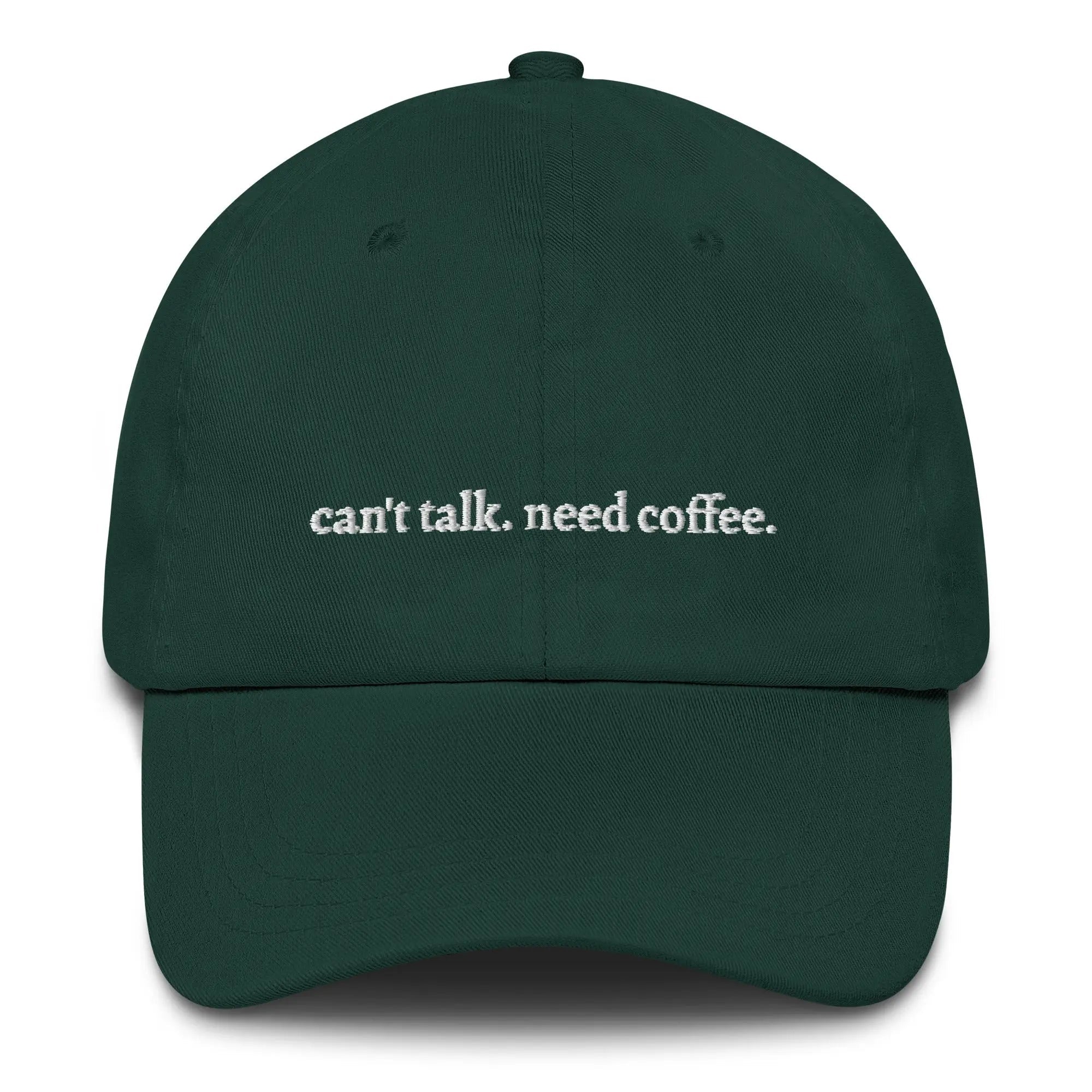 "can't talk need coffee" Dad Hat - Plot Twist - 6247313_8745