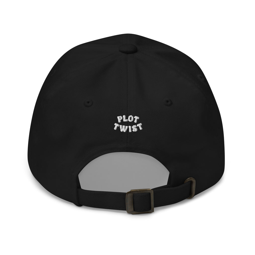 embroidered "girl boss" dad hat Back view | Plot Twist