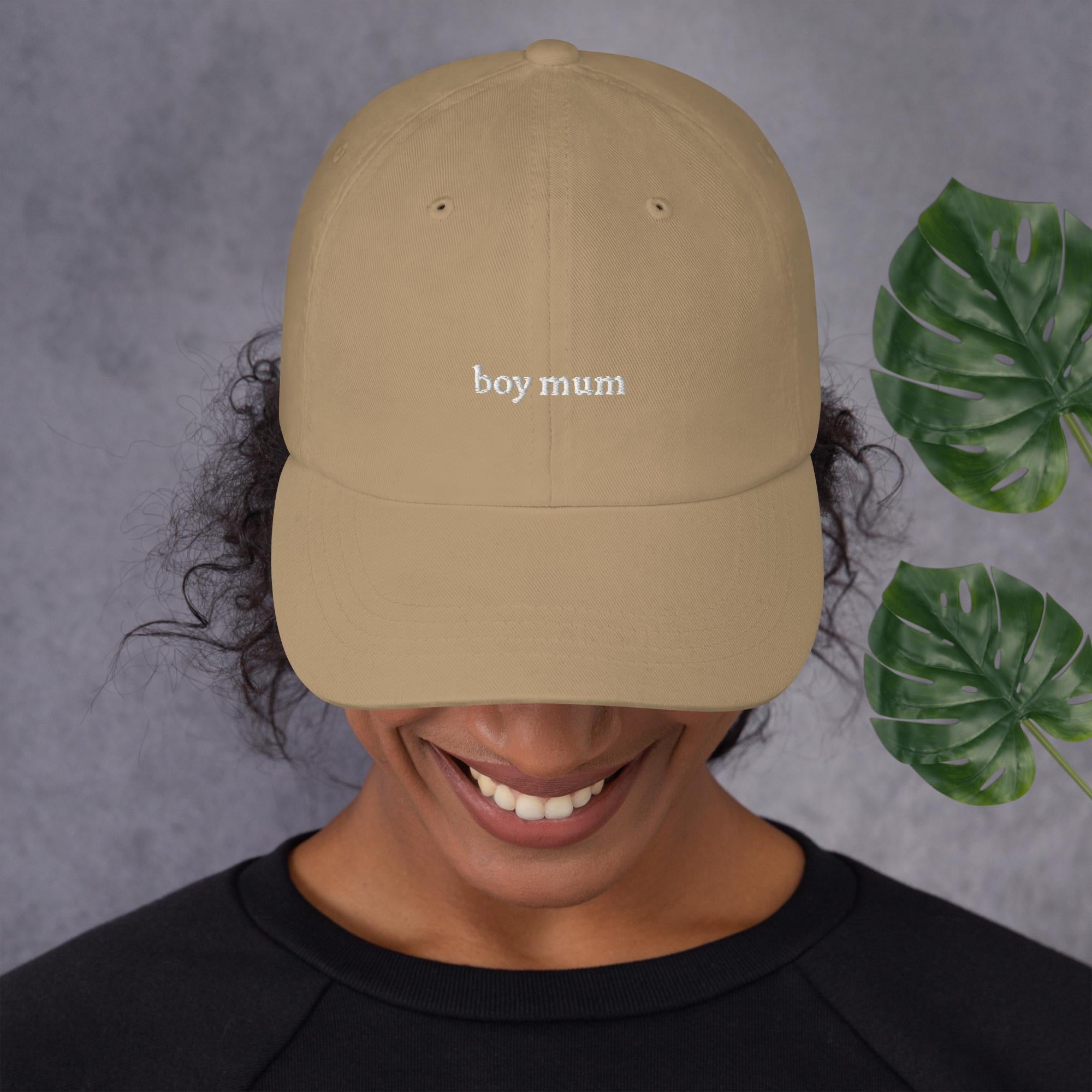 "boy mum" hat
