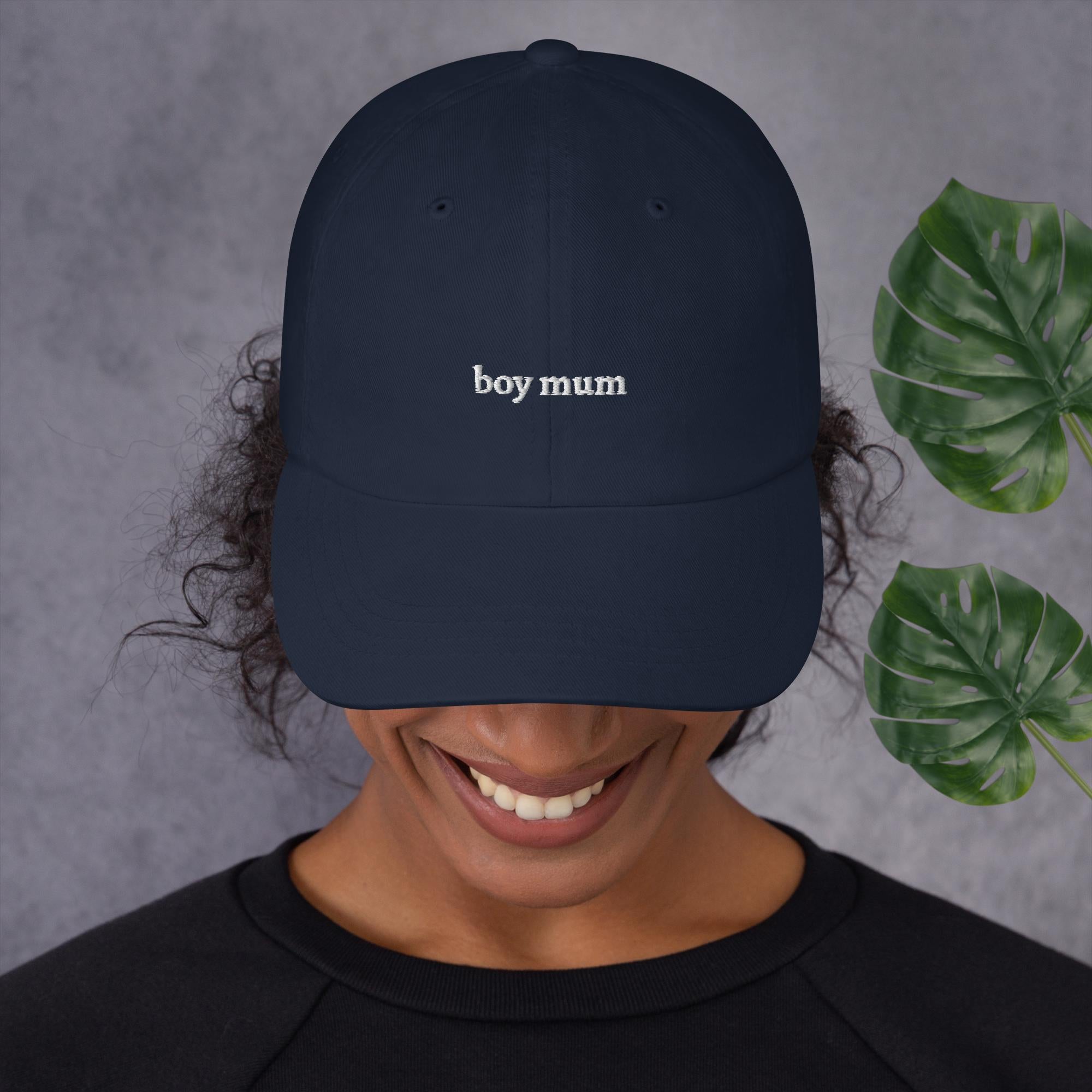 "boy mum" hat