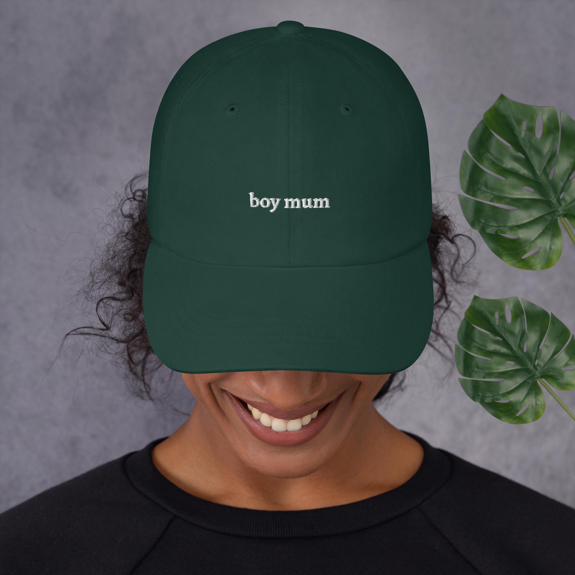 "boy mum" hat