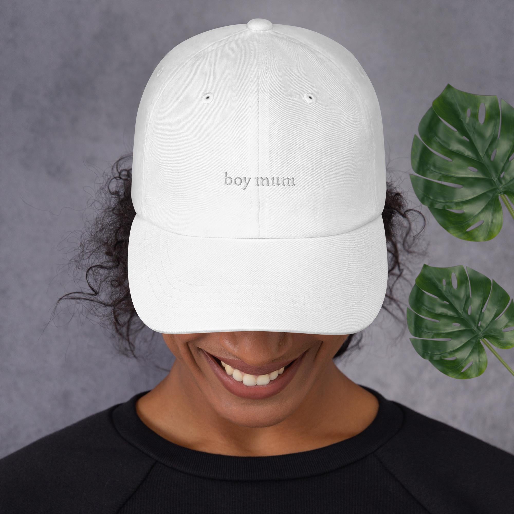 "boy mum" hat