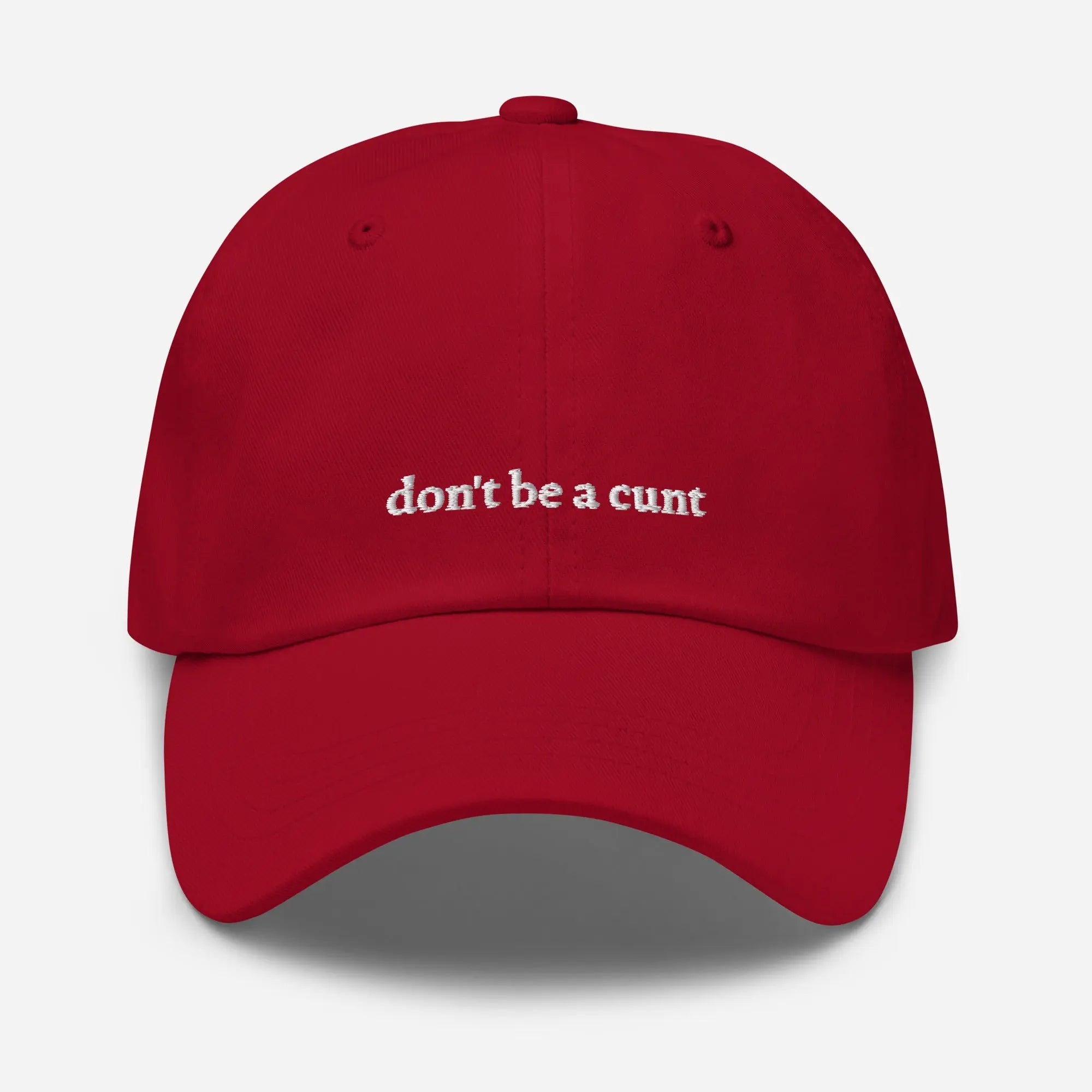 "don't be a c***" Dad hat - Plot Twist - 8060900_12735