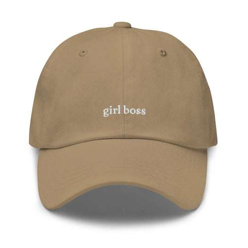 "girl boss" Dad Hat - Plot Twist - 8749181_7855