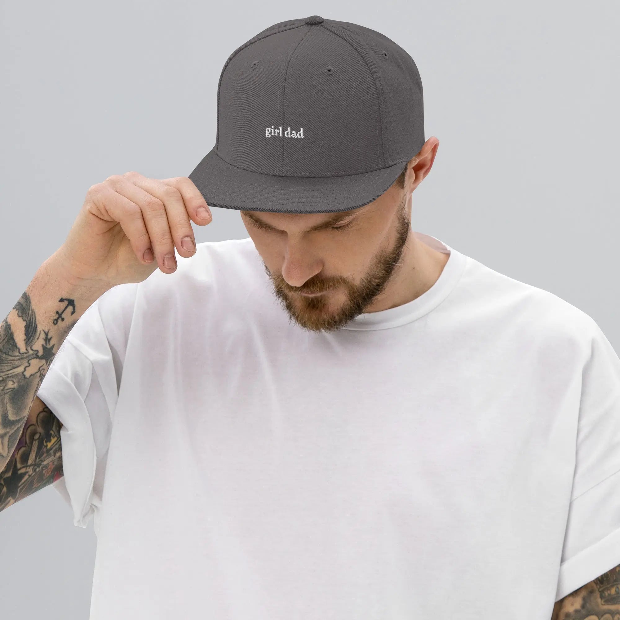 "girl dad" Snapback Hat - Plot Twist - 2125233_4797