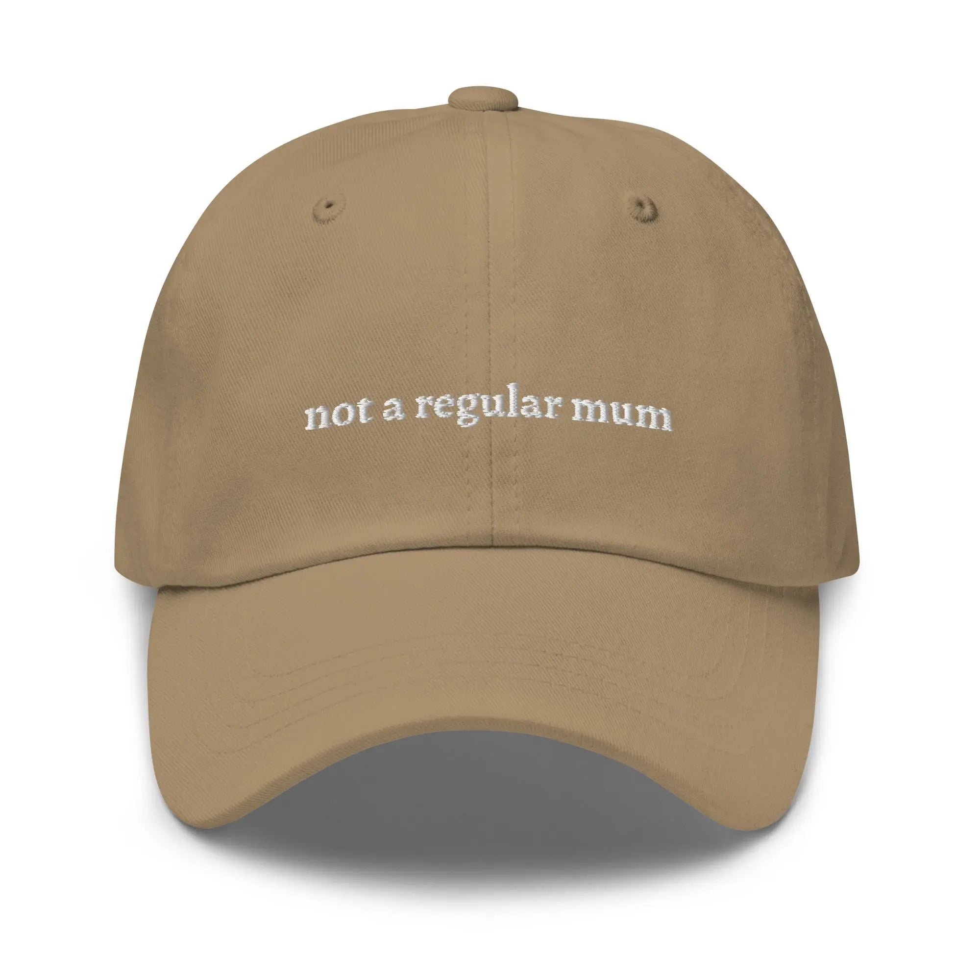 "not a regular mum" Dad hat - Plot Twist - Khaki