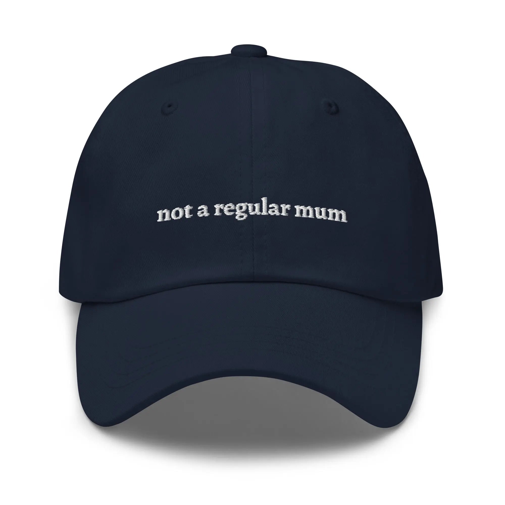 "not a regular mum" Dad hat - Plot Twist - Navy