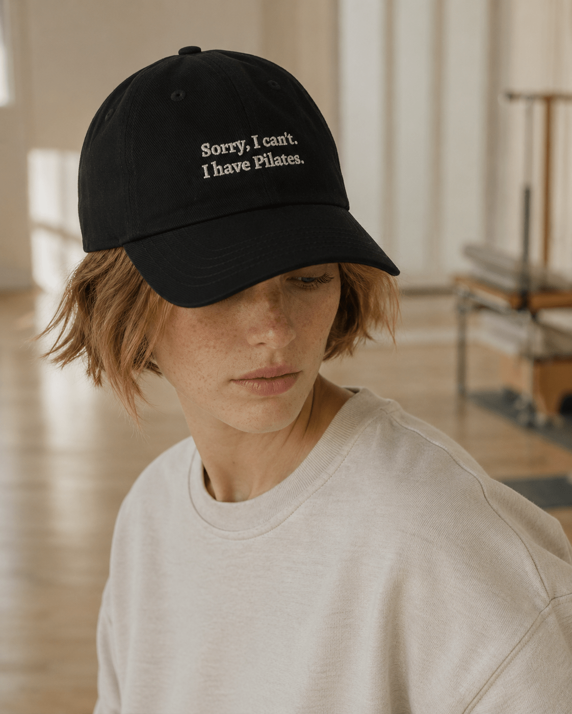 "Sorry, I can't. I have Pilates" Dad Hat - Plot Twist - 7450403_7854