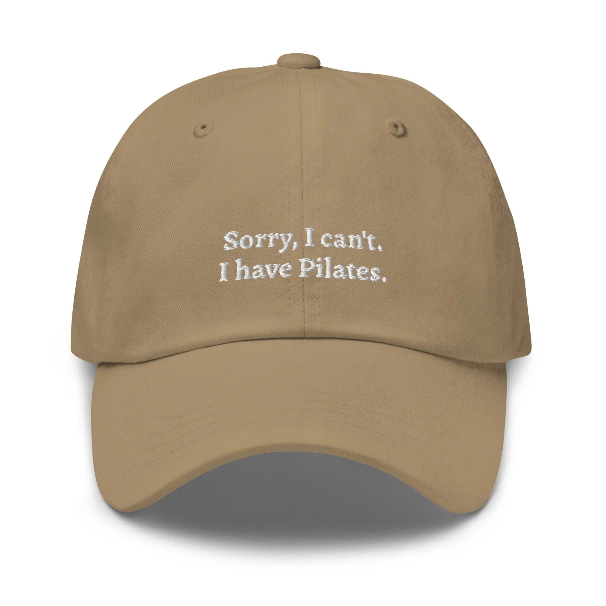 "Sorry, I can't. I have Pilates" Dad Hat - Plot Twist - 7450403_7855