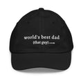 'world's best dad' Youth Hat - Plot Twist - 8873934_11456