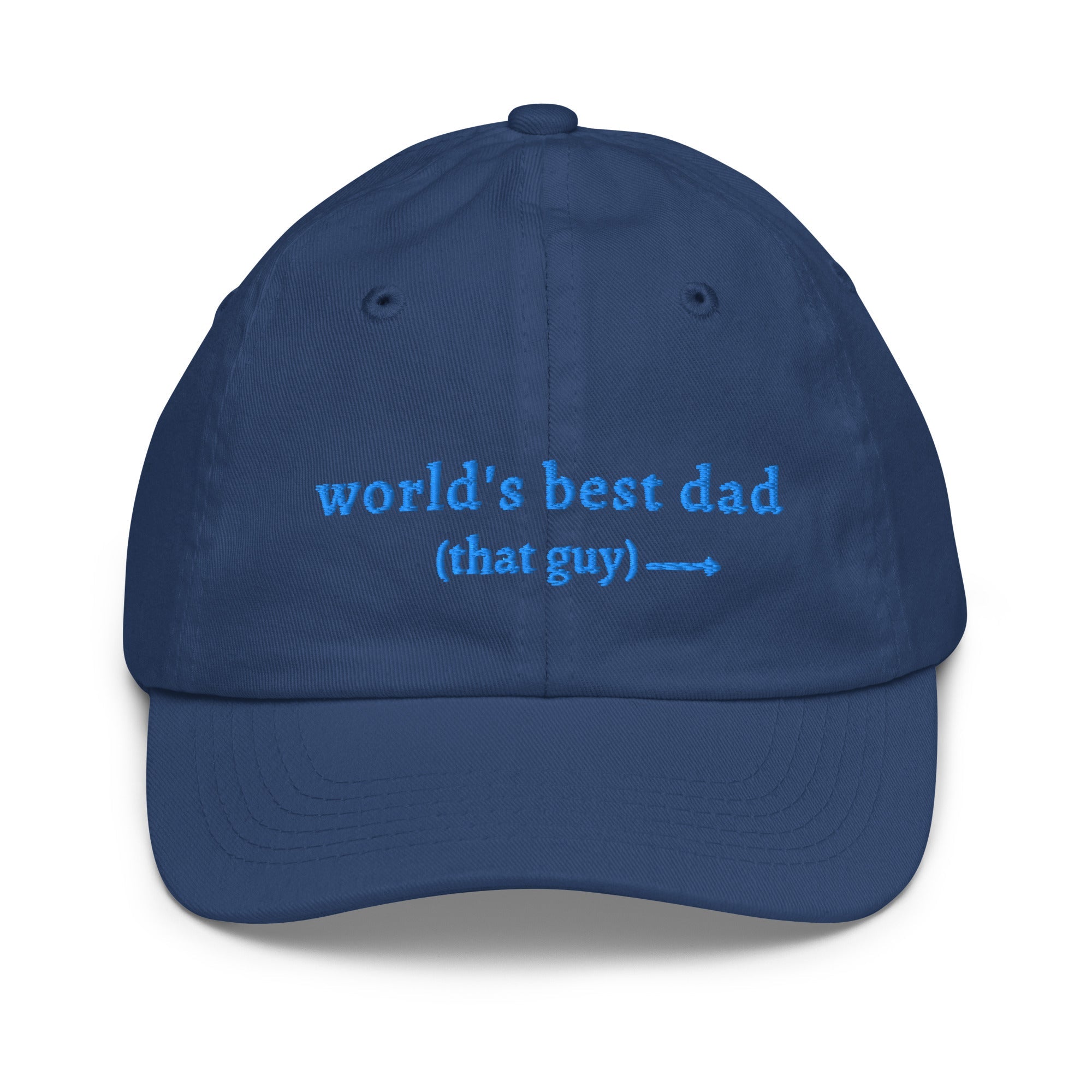 'world's best dad' Youth Hat - Plot Twist - 8873934_11458