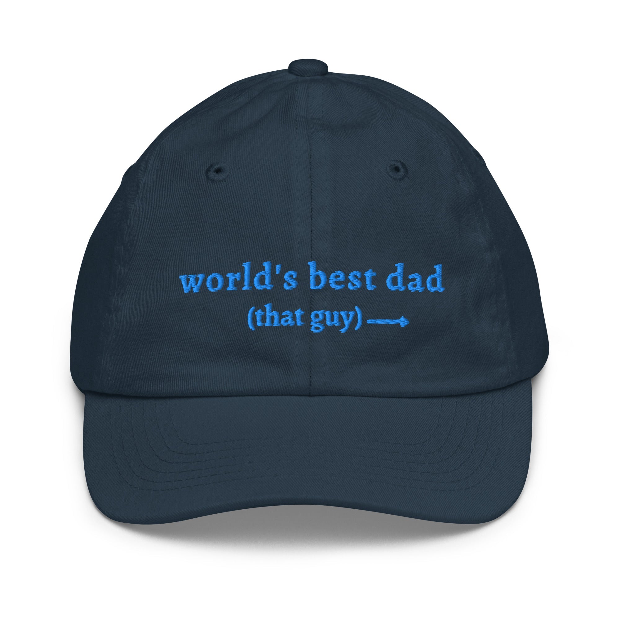 'world's best dad' Youth Hat - Plot Twist - 8873934_16508